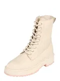 Béžové kotníkové boty s podšívkou image