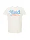 Petrol Industries T-Shirt himmelblau / rot / wei