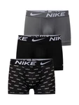 NIKE Underwear Sportunterhosen Boxer TRUNK 3PK grau/schwarz/weiß NIKE Underwear Sportunterhosen Boxer TRUNK 3PK grau/schwarz/weiß
