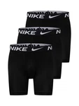 NIKE Underwear Sportunterhosen Boxer TRUNK 3PK schwarz/weiß