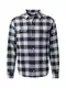 DAN FOX APPAREL Hemd 'Efe' nachtblau / wollwei