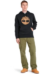 TIMBERLAND Sweatshirt hellbraun/schwarz
