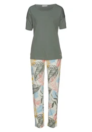 Pyžamo režná / světlemodrá / kari / khaki / starorůžová