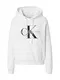 Calvin Klein Jeans Mikina  šedá / černá / bílá