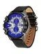 DIESEL Uhr blau / gelb / schwarz / silber