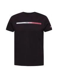 T-Shirt 'Essential' rot / schwarz / wei