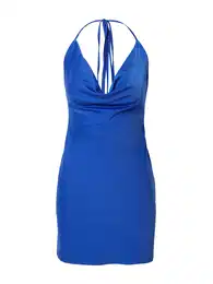 Koktejlové šaty královská modrá