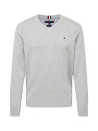 Pullover dunkelblau / hellgrau / knallrot / weiß