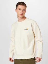 Carhartt WIP Sweatshirt American Script beige/schoko/gelb