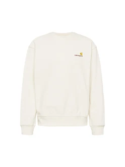Carhartt WIP Sweatshirt American Script beige/schoko/gelb