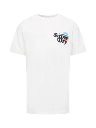 T-Shirt hellblau / hellorange / schwarz / weiß