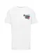 Superdry T-Shirt hellblau / hellorange / schwarz / weiß