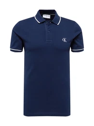 Poloshirt navy / wei