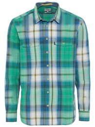 Hemd blau / royalblau / gelb / grn / wei