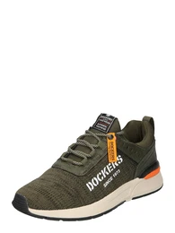 Sneaker khaki / orange / weiß
