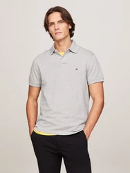 Tommy Hilfiger Poloshirt 1985 REGULAR POLO marine/graumeliert/rot/weiß
