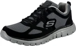 SKECHERS Sneaker Burns Agoura graumeliert/schwarz