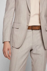 BOSS Gürtel 'Calindo' Braun/Beige/Braun/Beige/Braun/Beige/Braun/Beige/Braun/Beige/Braun/Beige/Braun/Beige/Braun/Beige/Braun/Beige/Braun/Beige/Braun/Beige/Braun/Beige/Braun/Beige/Braun/Beige/Braun/Beige
