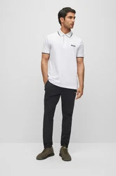 BOSS Poloshirt Paddy Pro (1-tlg) schwarz/weiß