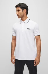 BOSS Poloshirt Paddy Pro (1-tlg) schwarz/weiß