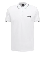 BOSS Poloshirt Paddy Pro (1-tlg) schwarz/weiß