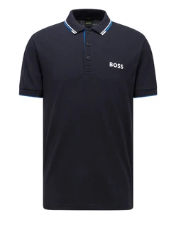 BOSS Poloshirt Paddy Pro (1-tlg) blau/nachtblau/weiß BOSS Poloshirt Paddy Pro (1-tlg) blau/nachtblau/weiß