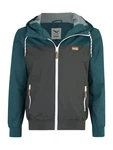Iriedaily Jacke Auf Deck dunkelgrau/petrol