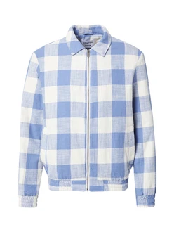 DAN FOX APPAREL Jacke 'Ilja' rauchblau/offwhite