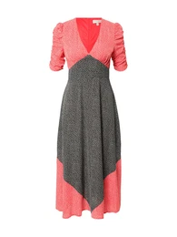 Šaty červená / černá / bílá