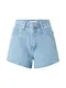 LEVI''''S Džíny ''''HIGH WAISTED MOM SHORT MED INDIGO - WORN IN''''  modrá džínovina