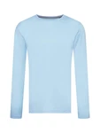 CALIDA Remix Basic Herren Shirt langarm Hellblau