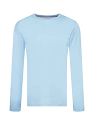CALIDA Remix Basic Herren Shirt langarm Hellblau