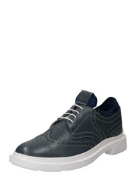 Schnrschuh ''''Ron 2'''' taubenblau / wei