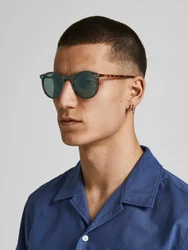 JACK & JONES Sonnenbrille 'Ryder' cognac / schwarz