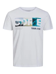 T-Shirt mischfarben / wei