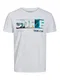 JACK & JONES T-Shirt mischfarben / wei