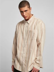 Urban Classics Hemd Langarmhemd (1-tlg) beige/creme