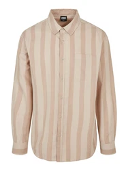 Urban Classics Hemd Langarmhemd (1-tlg) beige/creme