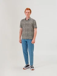 ABOUT YOU x Swalina&Linus Shirt 'Diego' schwarz/weiß
