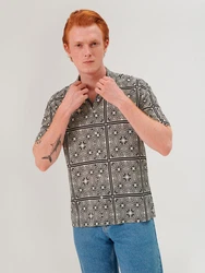ABOUT YOU x Swalina&Linus Shirt 'Diego' schwarz/weiß