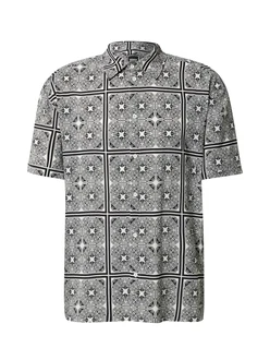 ABOUT YOU x Swalina&Linus Shirt 'Diego' schwarz/weiß