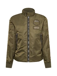 Jacke ''''Harrington'''' oliv / wei