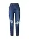 LEVI'S  Traperice 'High Waisted Mom Jean'  plavi traper