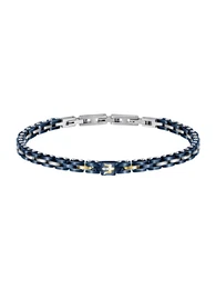 Armband navy / gold / silber