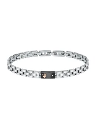 Armband schwarz / silber / gold