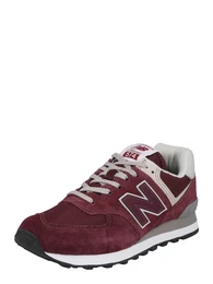 Sneaker '574' puder / rubinrot / wei