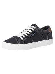 Sneaker nachtblau / braun / weiß