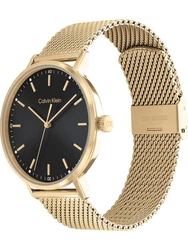 Calvin Klein Analog Quarzuhr für Herren (25200045) gold/schwarz
