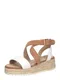 GERRY WEBER Sandali s paki ''''Bari 03''''  rjava / bela