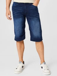 Blend 5-Pocket-Jeans Twister Capri Shorts dunkelblau